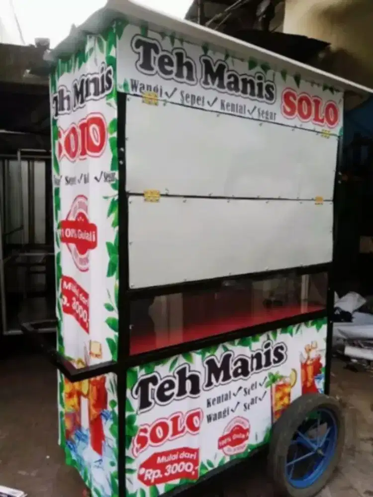 Gerobak teh solo & Perlengkapan