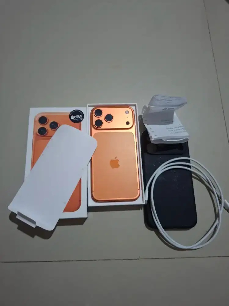 Iphone 17 pro max 256gb cosmic orange garansi resmi