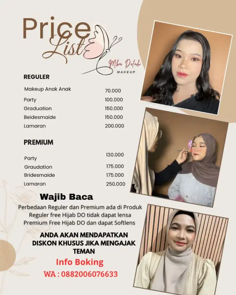 JASA MAKE UP HOME CARE