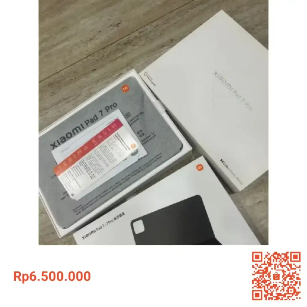Mi pad 7 pro ram 12/512 plus keyboard ORI