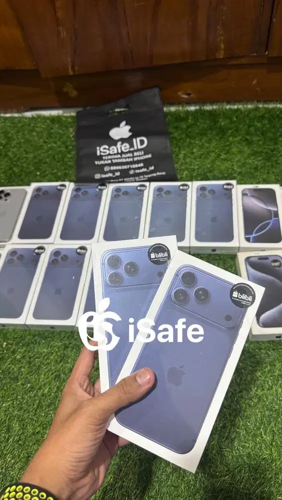 NEW IPHONE 17 PRO MAX 512 BLUE SEGEL RESMI