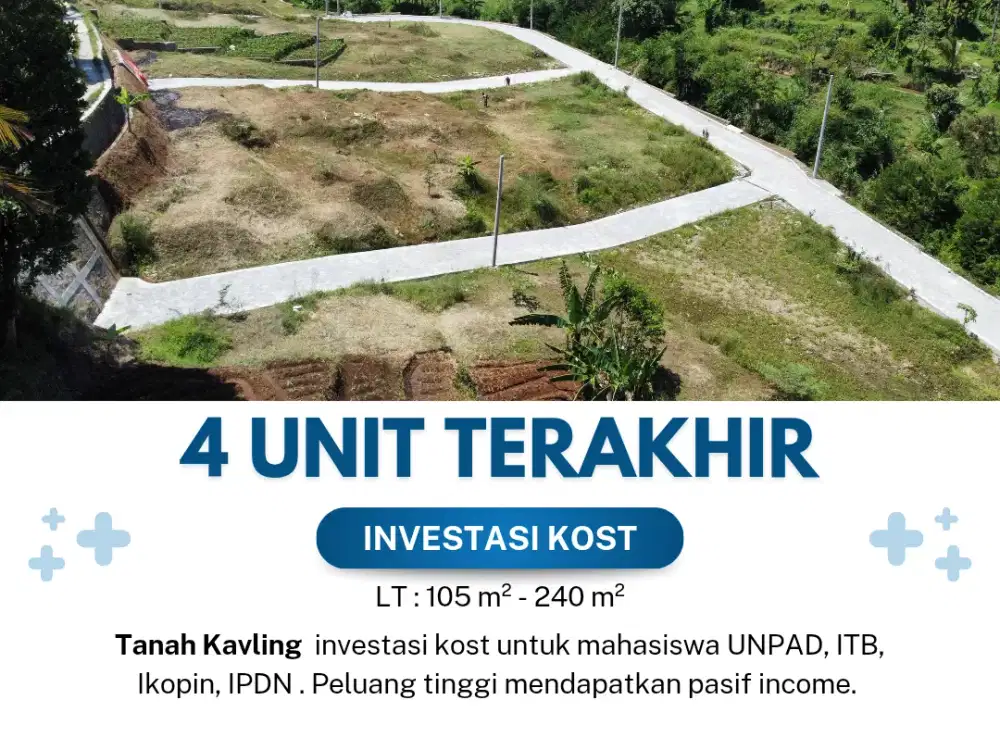Tanah Investasi Kost jatinangor