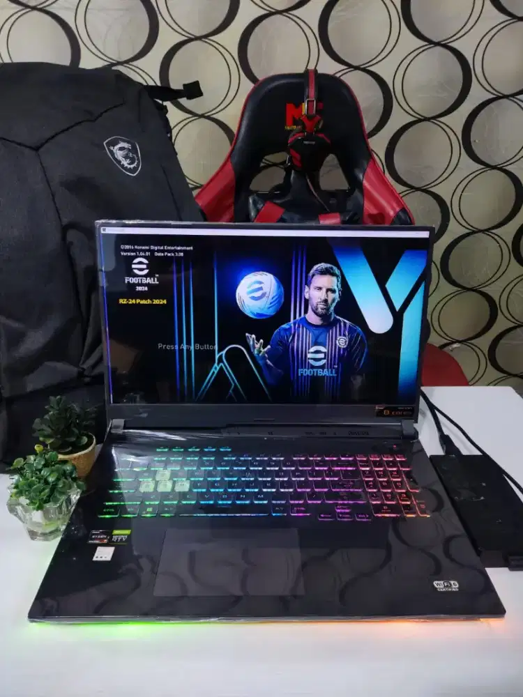 Laptop Asus rog Strix g731 ryzen 7 rtx 3050ti