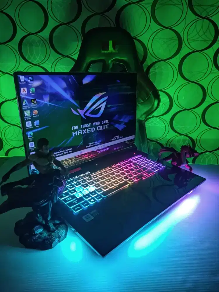 Laptop Asus rog ryzen. 5 rtx 3050 ti