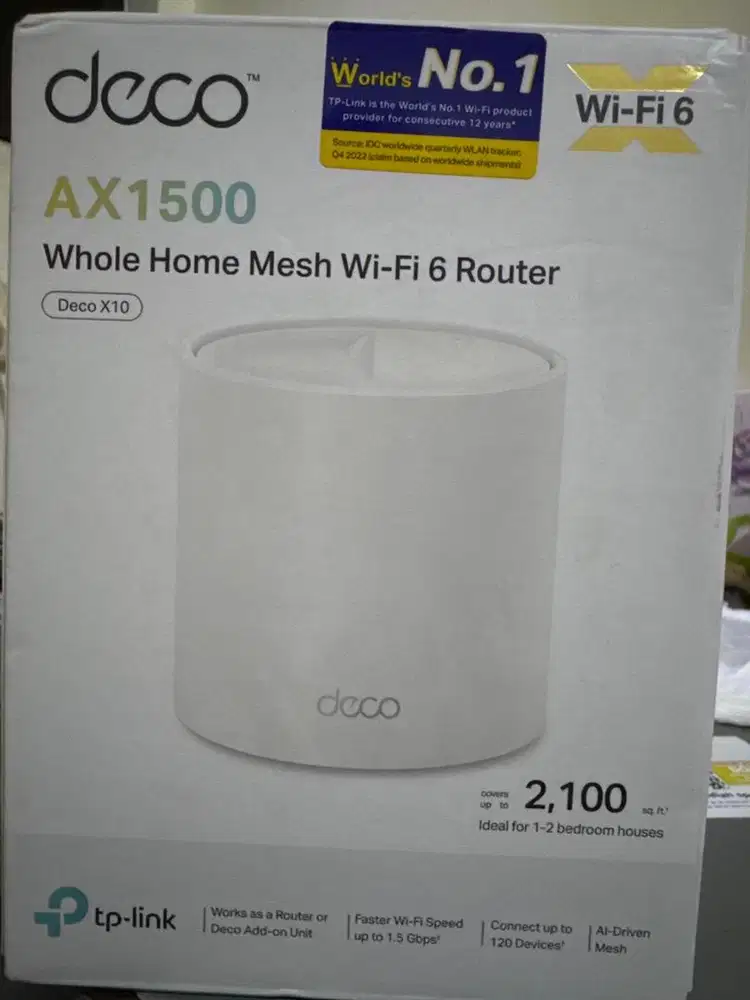 DECO ROUTER WI-Fi 6