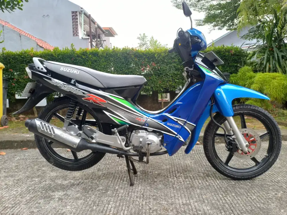 Shogun R 110 2003 Biru Hitam Lengkap Hidup