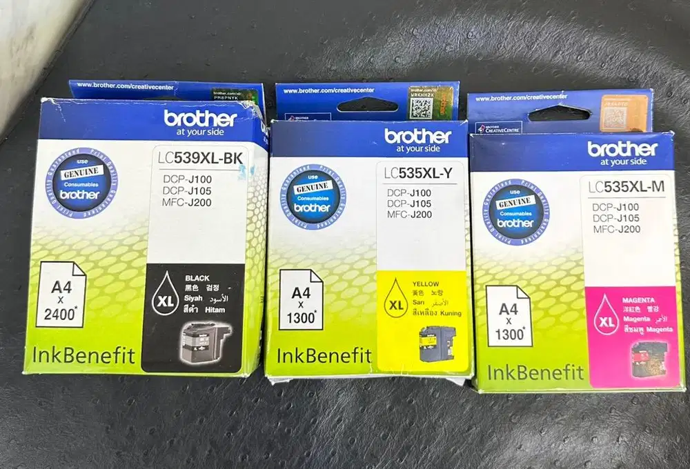 3 warna Tinta PRINTER BROTHER ORIGINAL