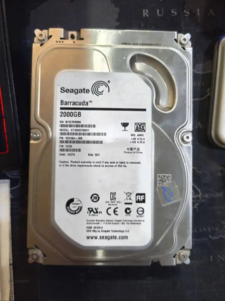 HARDDISK 2TB SEAGATE BARACUDA