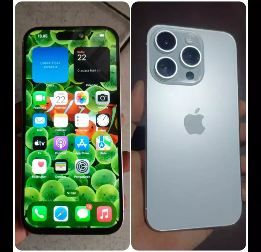 iPhone 15 pro 256gb inter siap pake