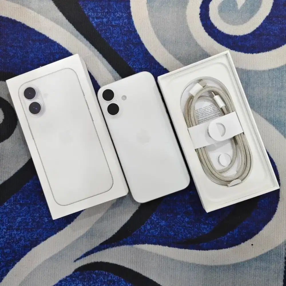 iPhone 16 128 GB Second Garansi iBox sampe April 2026