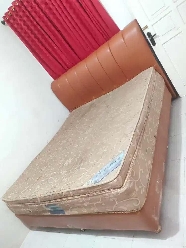 SPRINGBED 6 KAKI 1 SET JUAL CEPAT EMPUK