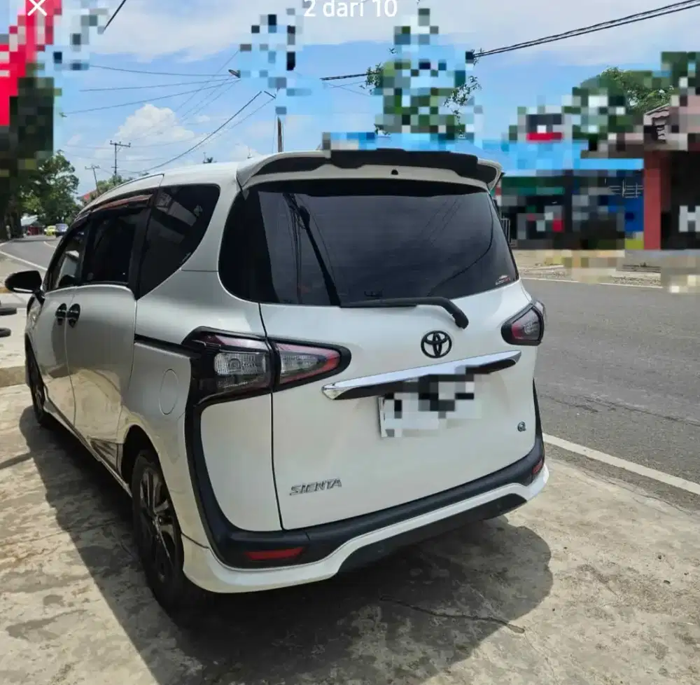 Toyota Sienta Tipe Q Putih 2017