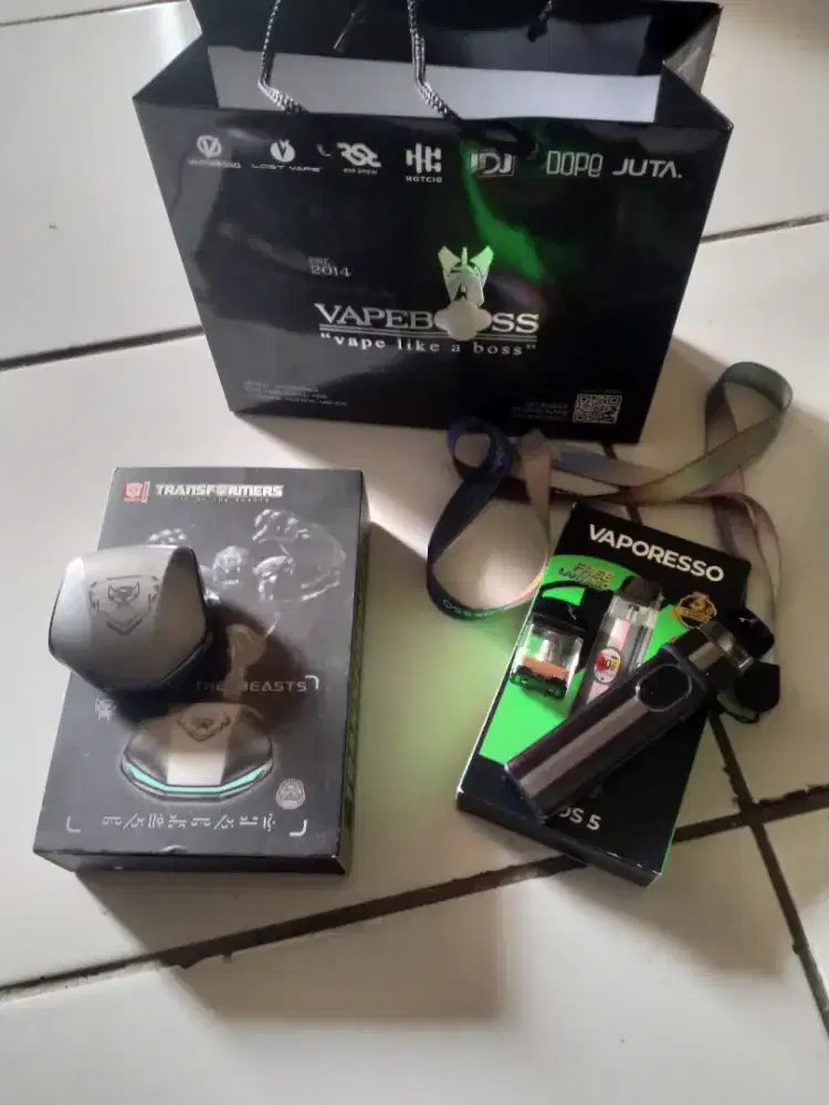 Tws Monster Komplit + Box +