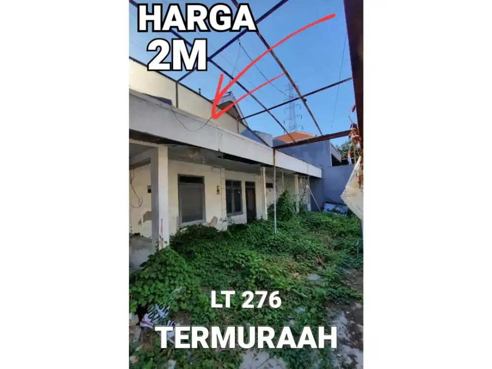 ‼️TERMURAAAH‼️RUMAH HITUNG TANAH MOJOARUM DEKAT MERR, UNAIR, UWK, UTS. COCOK UNTUK RUMAH KOS