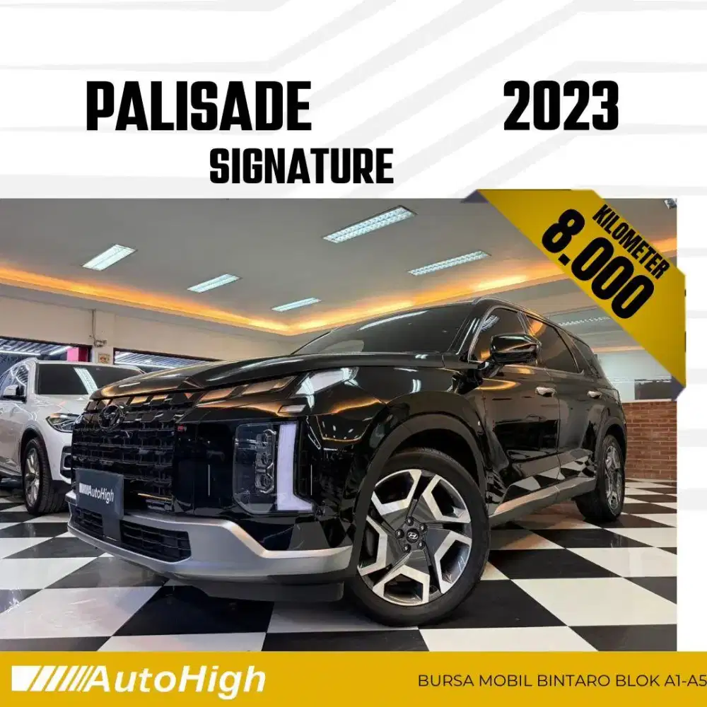 DP10% [Km8.000] Palisade Signature 2024 Black / XRT Reg 2023 #AUTOHIGH