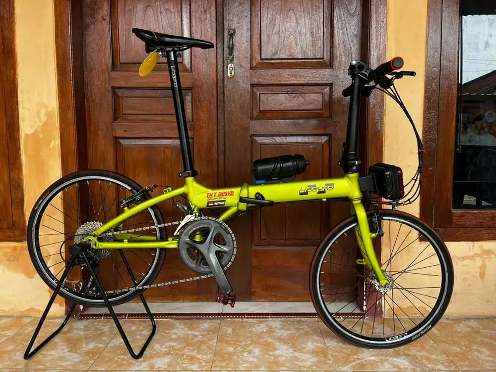 Sepeda lipat litpro gypsy full spek dan full bonus