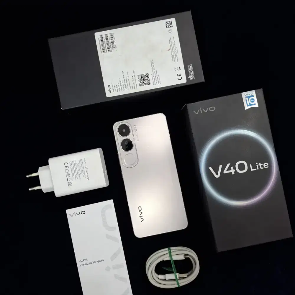 Vivo V40 lite 4G 8/256 Fulset mulus Pemakaian Singkat
