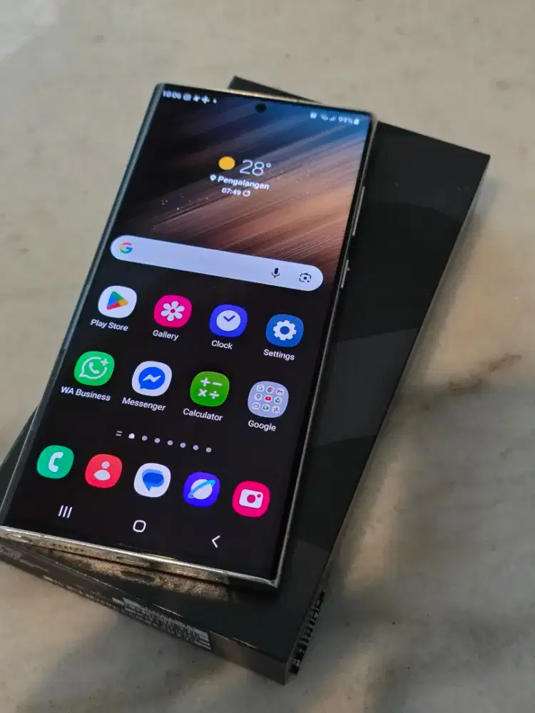 HP Samsung S22 Ultra White 12/512 Fullset Like New