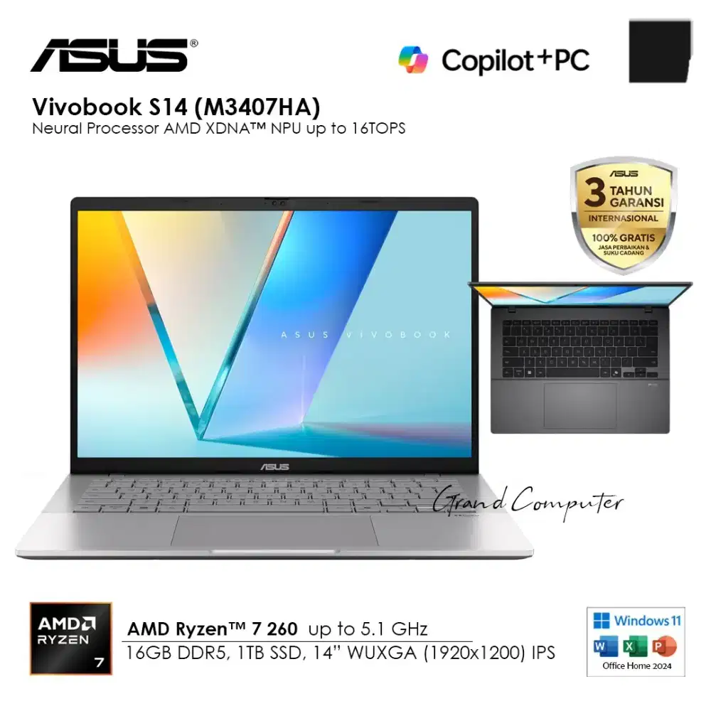 Jual LAPTOP ASUS VIVOBOOK S14 NEW