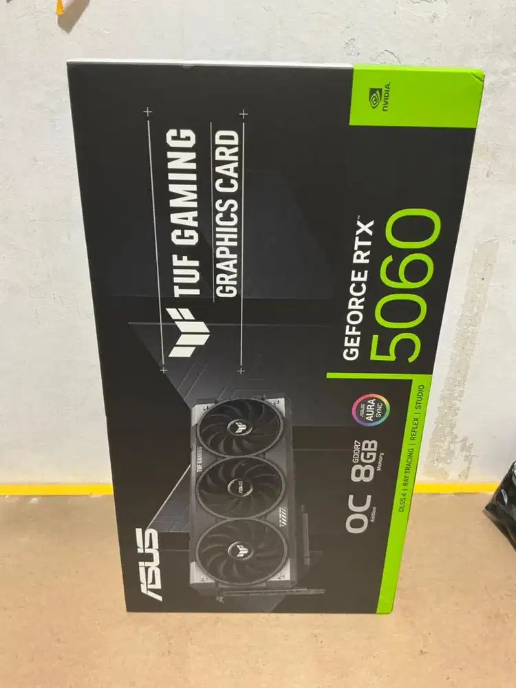 RTX 5060 8GB 8 GB Asus TUF Gaming 3 Fan Baru Beli 3 Hari