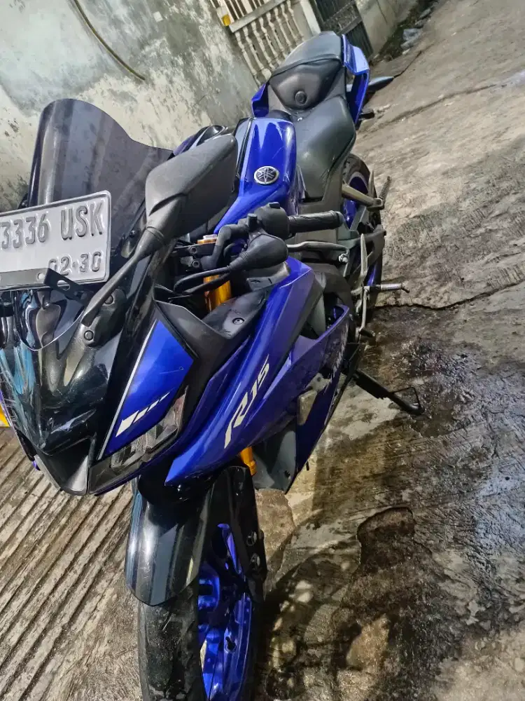 Yamaha R15 V3 LED Tahun 2020 GP Pajak2026 Mesin Halus Siap tancap Gass