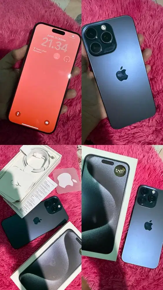 Di jual !! Iphone 15 Pro Max (Blue) 256 GB