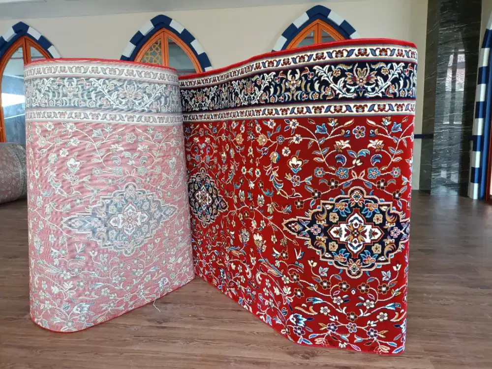 Ambal Sajadah Karpet Masjid Termurah. Tersedia Lokal maupun Import