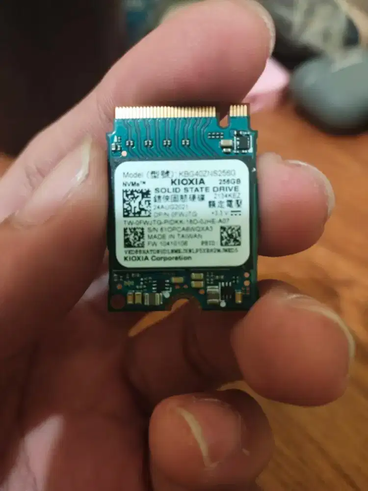 SSD NVME 256GB Kioxia 2230 Gen 3 ya bukan Gen 4