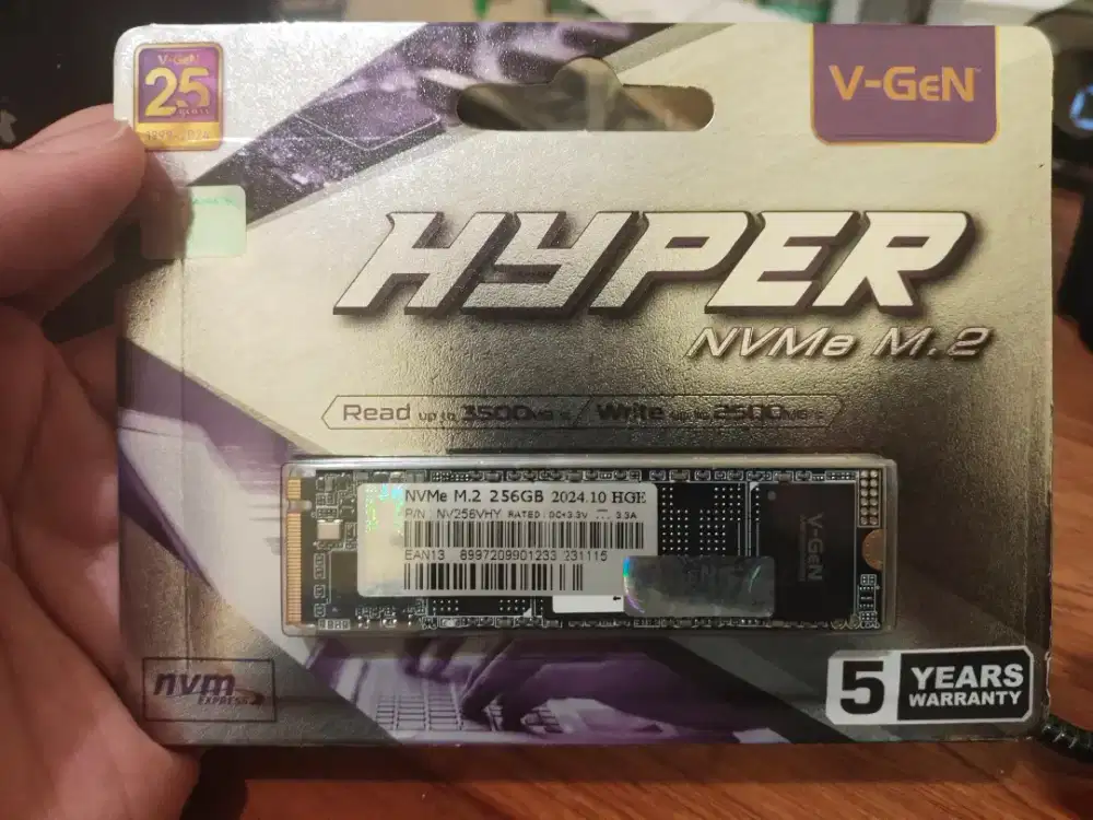 SSD NVME Vgen 256GB Original Garansi Resmi 5 Tahun