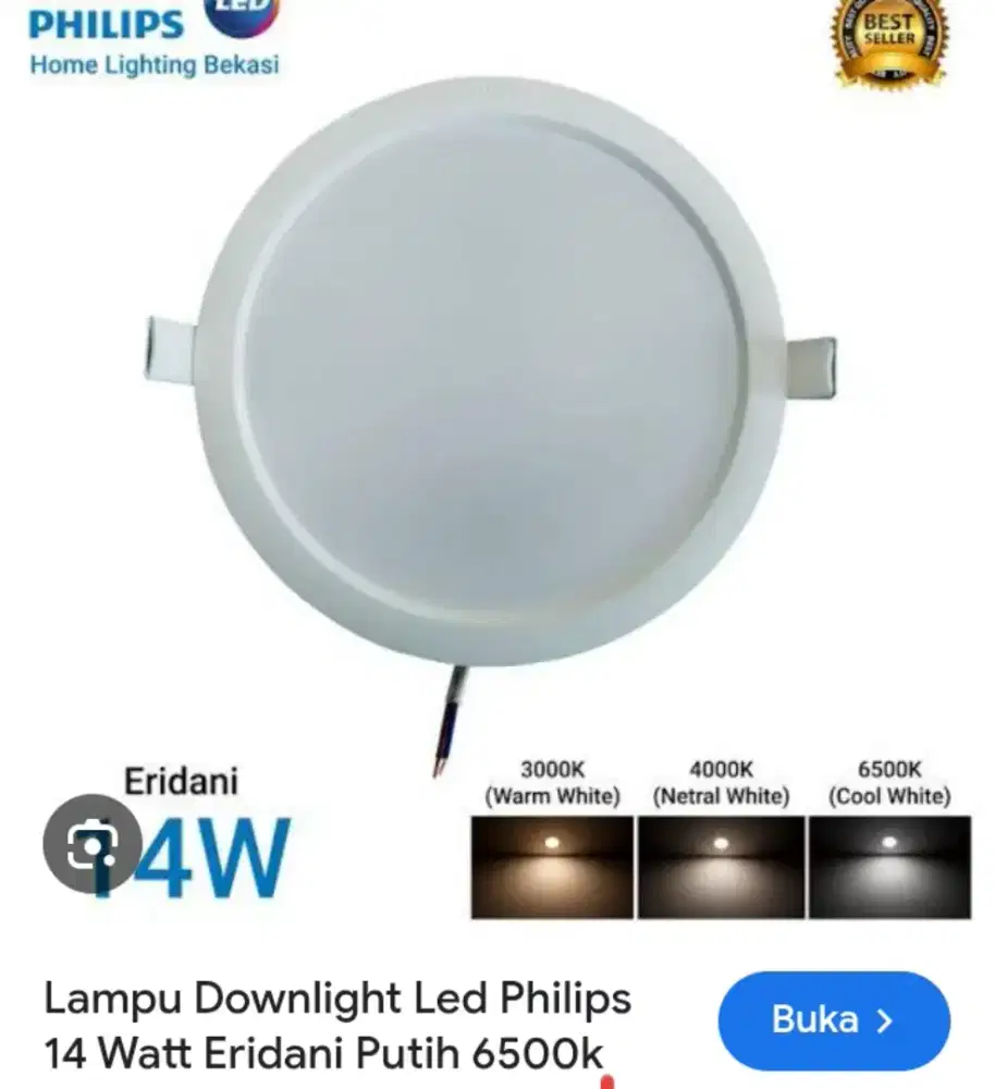 Jual lampu Philips down light eridana