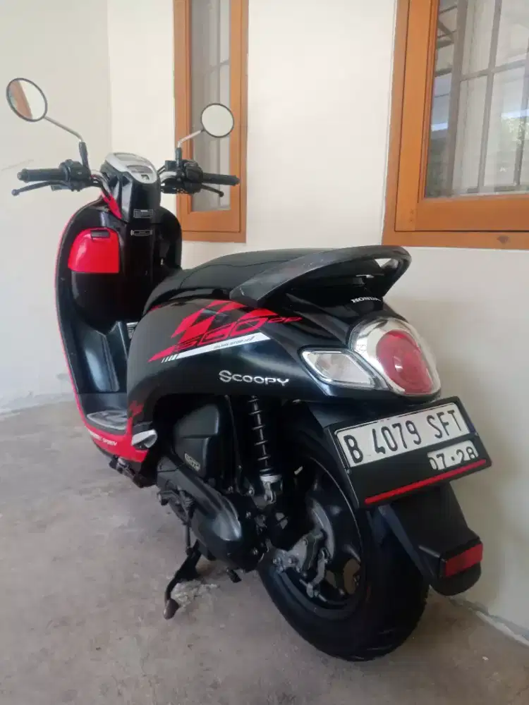KM 28RB PERAK! NEW SCOOPY SPORTY CBS ISS PAJAK PANJANG FULL ORI MULUS