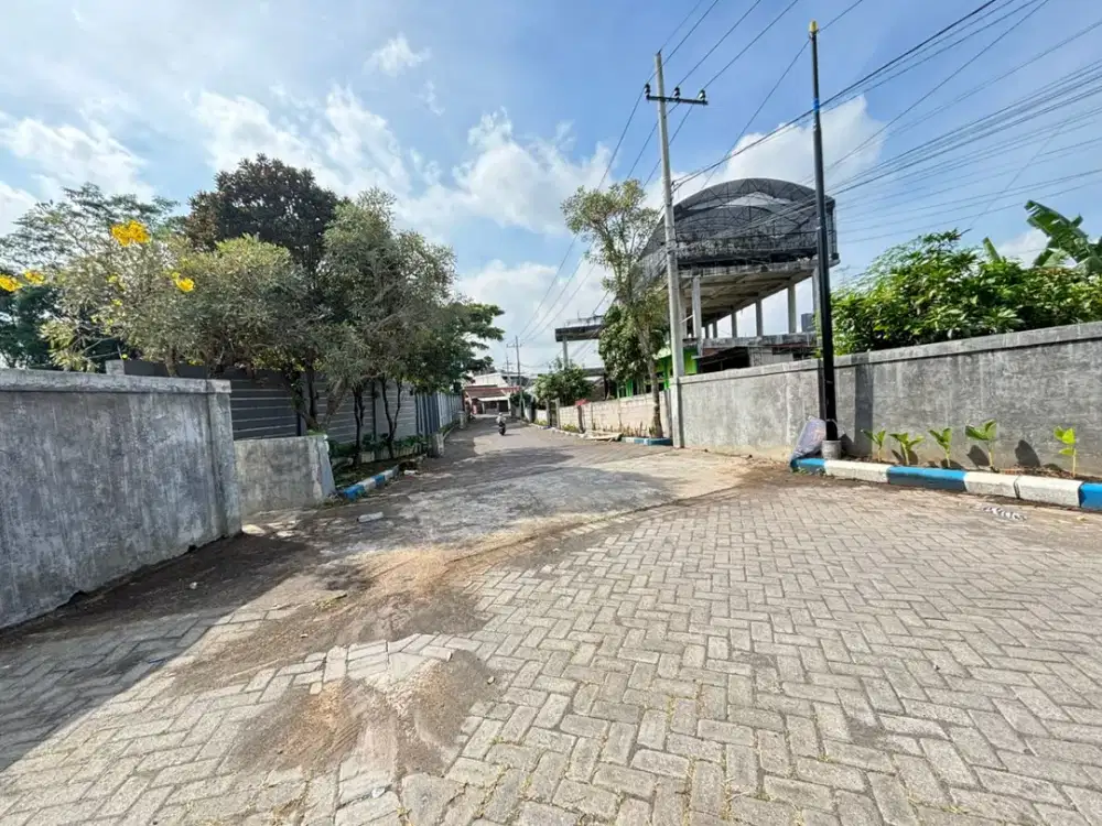 Kavling siap bangun, lokasi belakang kampus UMM persis, bebas banjir