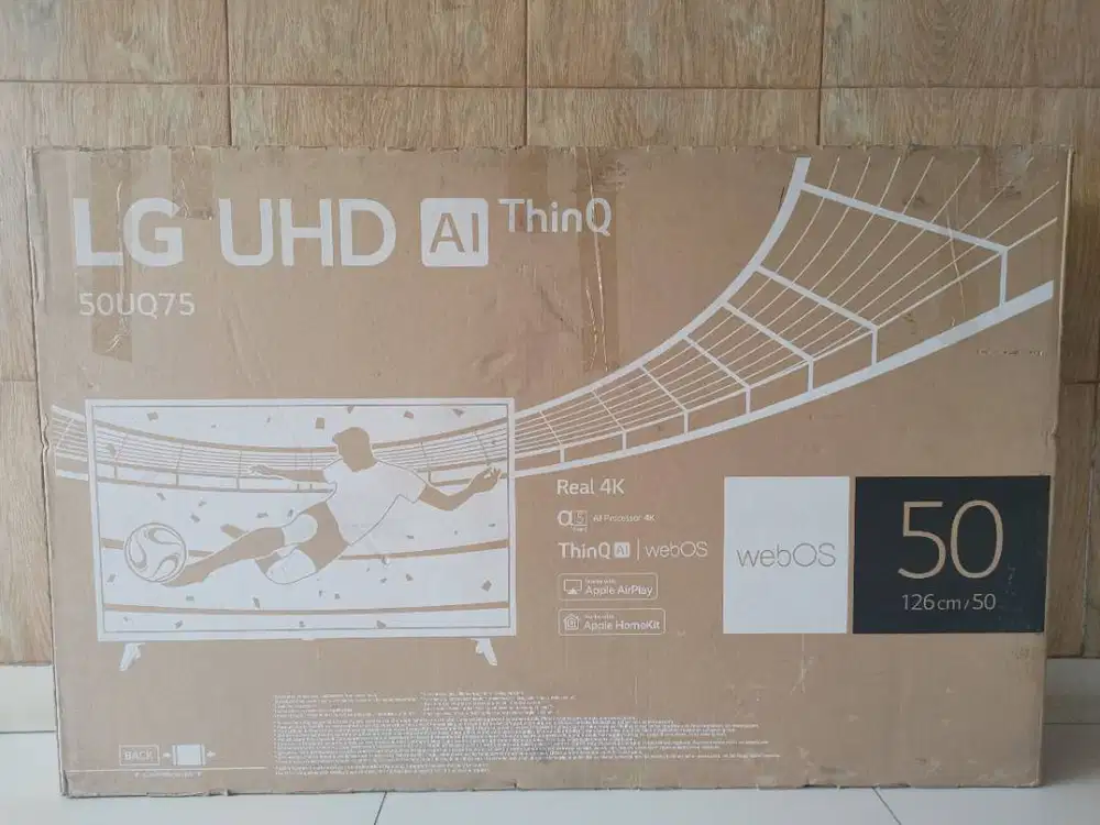 TV 50 inch smart webos LED 4k LG UHD ThinQ 50UQ75