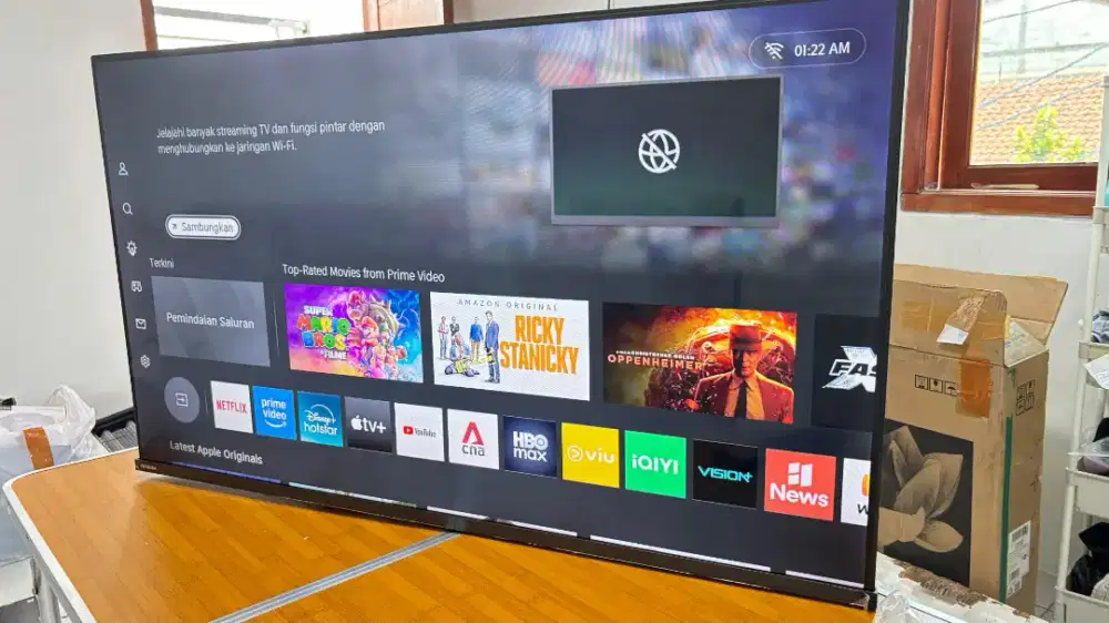 Di jual toshiba LED tv fhd smart vidaa 43 inch bonus bracket