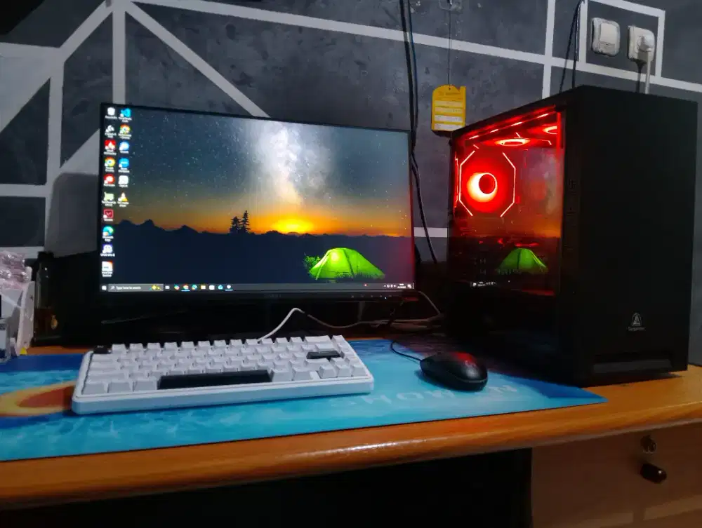 Sett PC Monitor DDR5 Intel rx6600