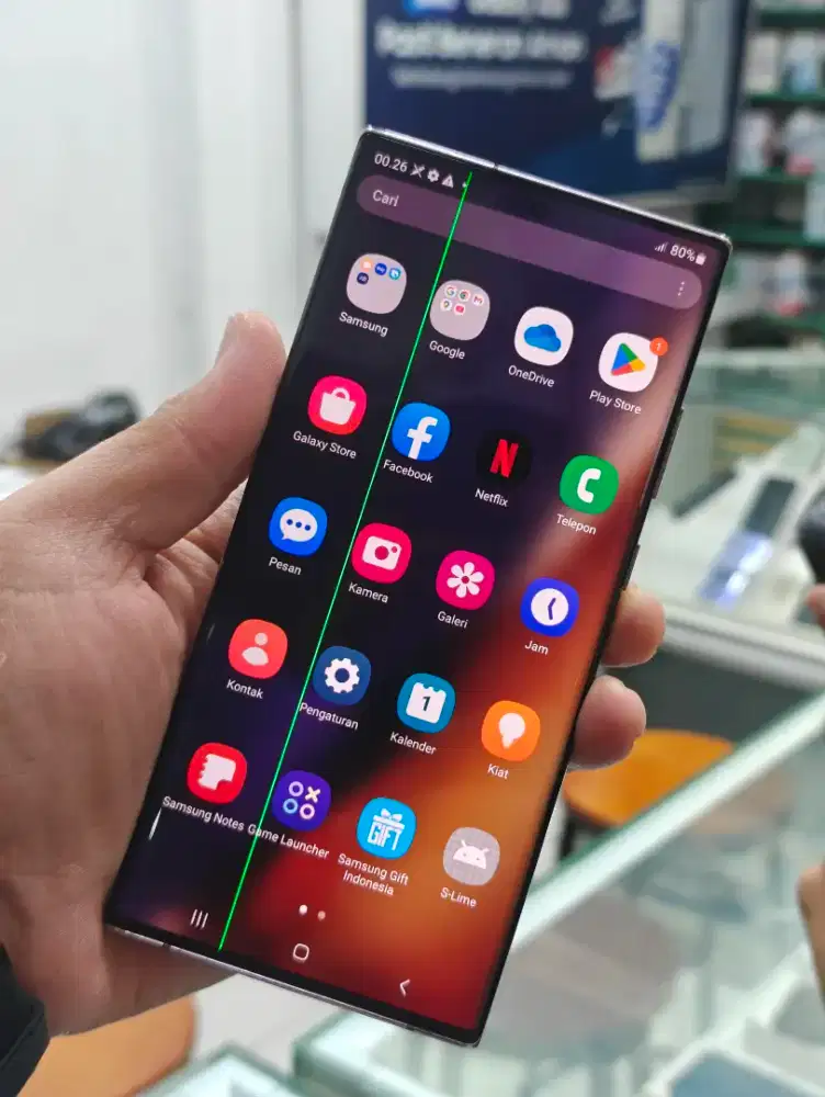 Samsung note 20 ultra 8/256 gb garis sehelai