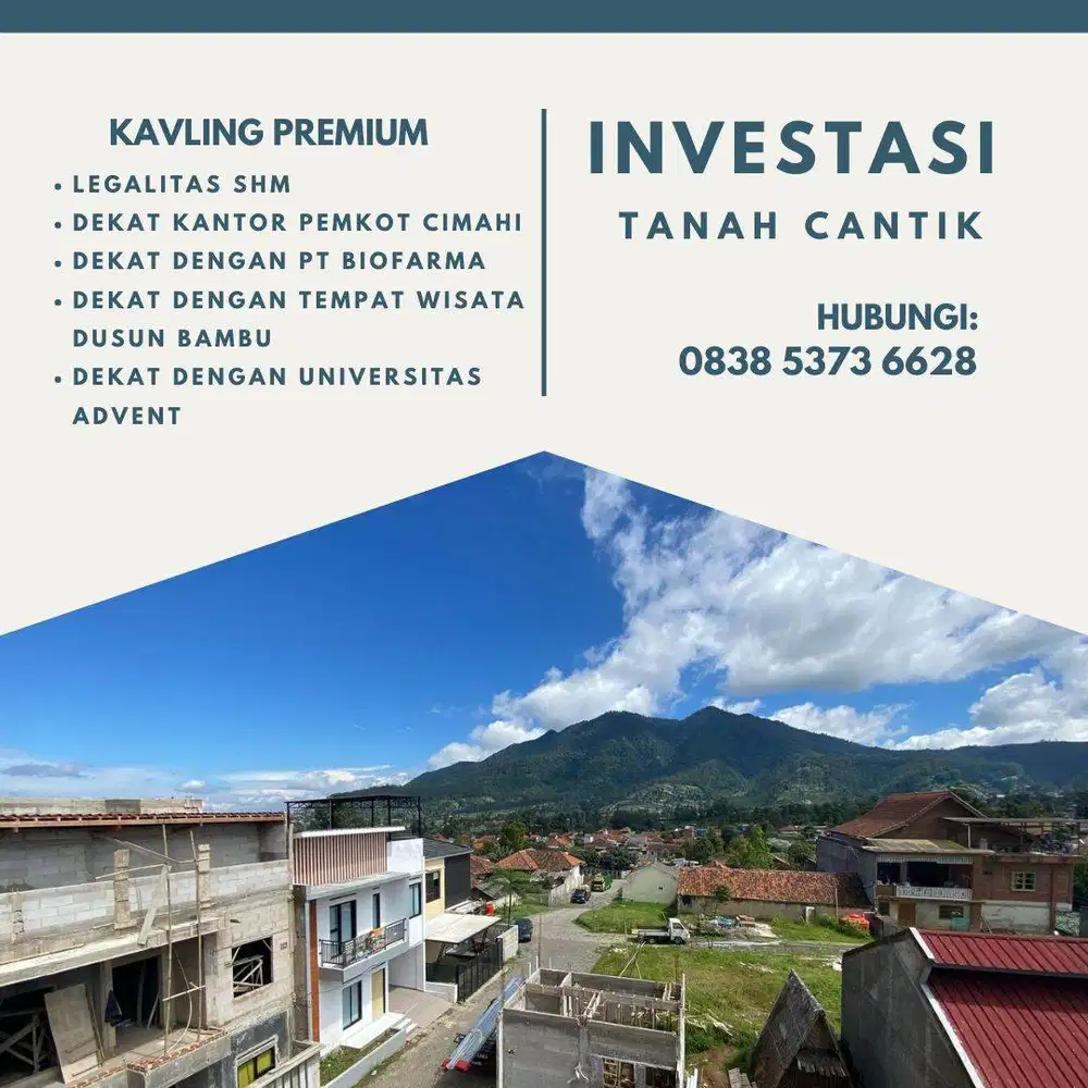 DIJUAL TANAH SIAP BANGUN DI LEMBANG BANDUNG MURAH