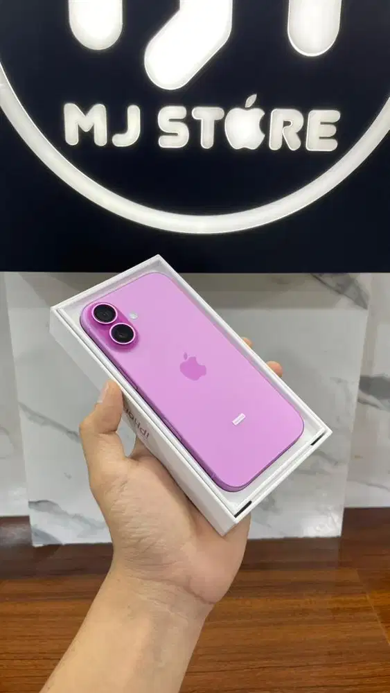 iPhone 16 128 gb iBox bh 100% 1 bulan pakai garansi september 2026