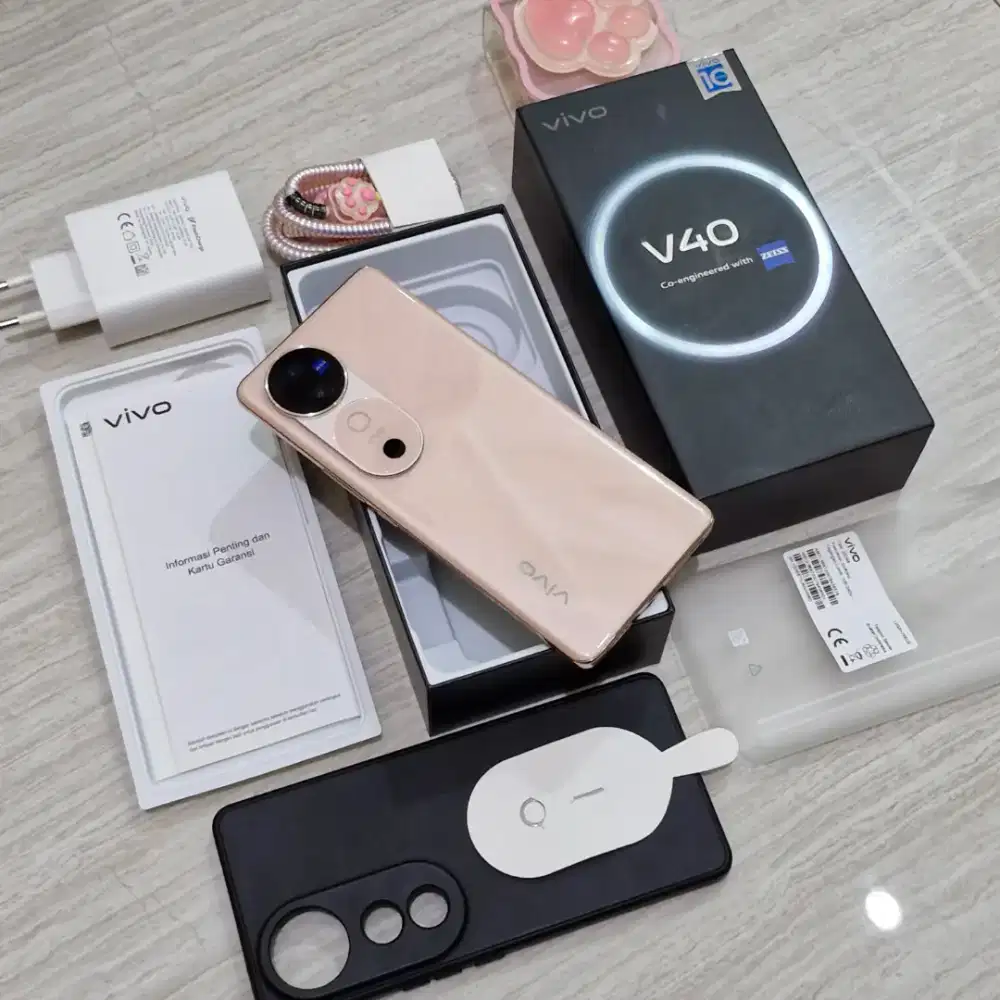 Vivo V40 5G 12/256GB Resmi Zeiss Lengkap Original