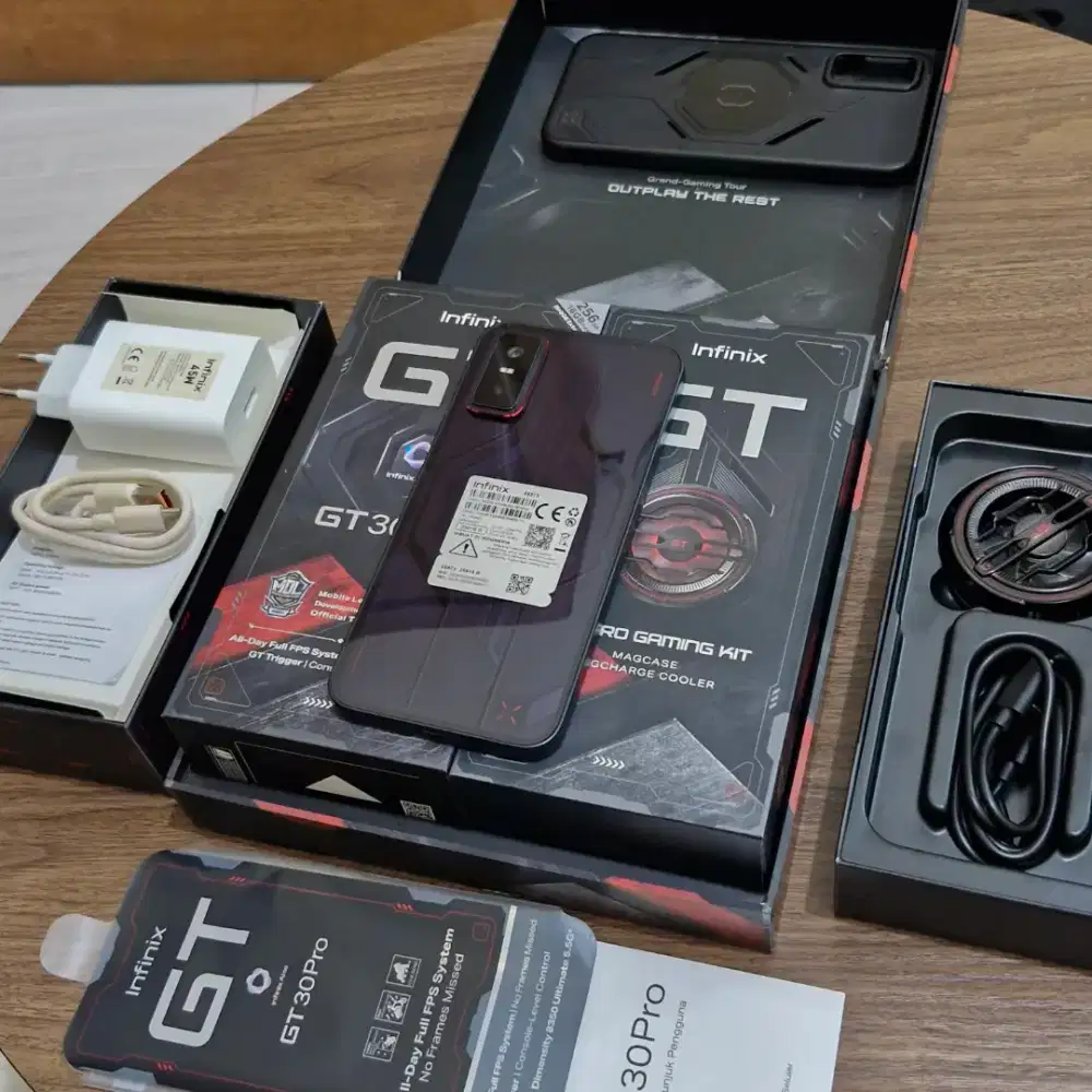 Infinix GT 30 PRO 5G 256GB + GT PRO GAMING KIT Fullset Mulus Resmi