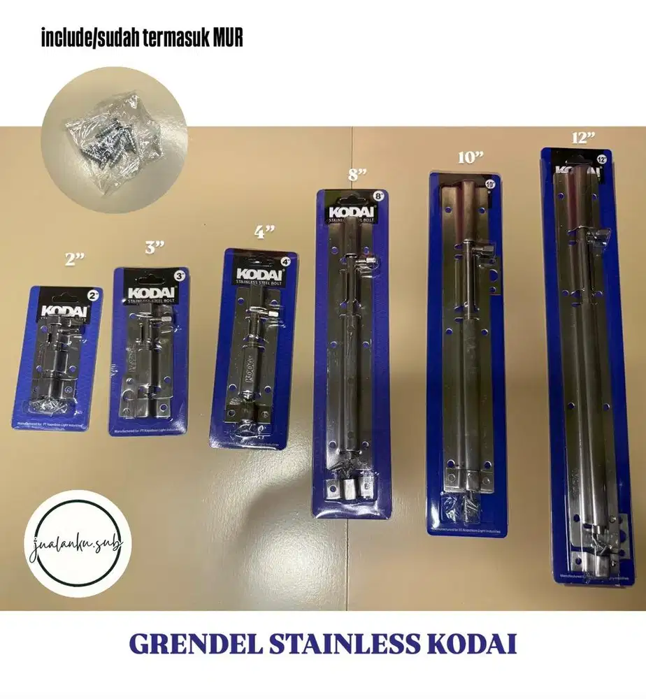JUAL GROSIR GRENDEL PINTU GERENDEL PINTU 2 3 4 8 10 12 KODAI