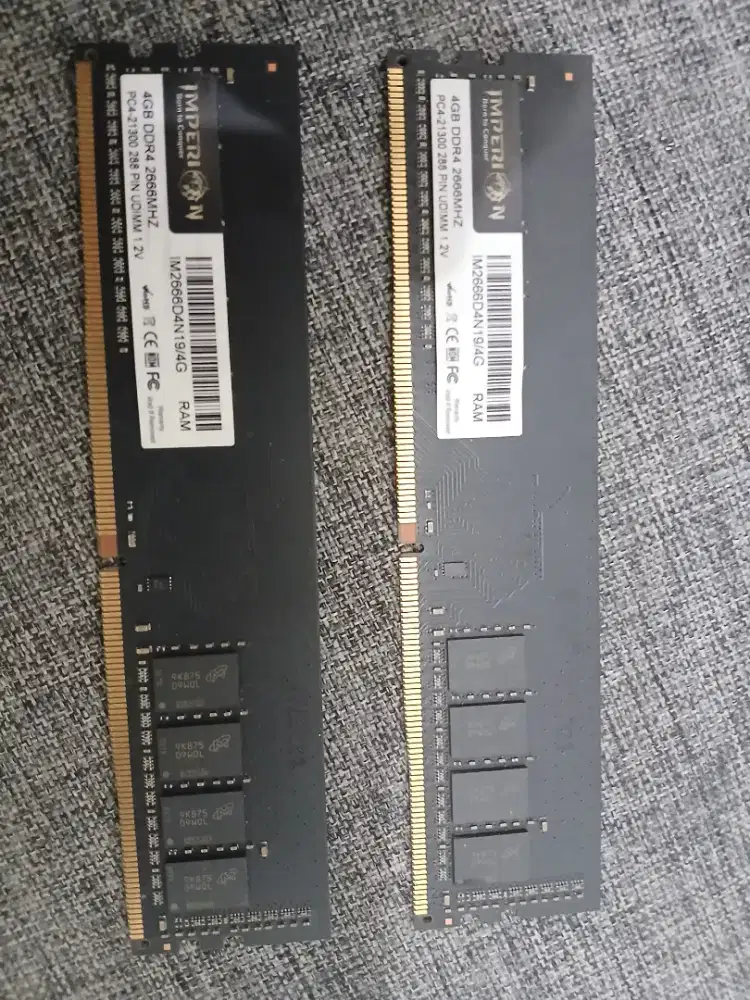 RAM longdimm 4 x 2gb untuk PC