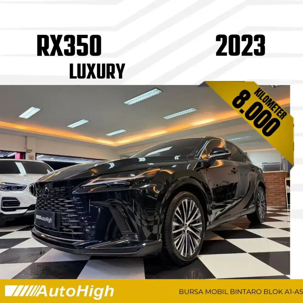 DP10% [Km8.000] RX350 2023 Black / RX350h Hybrid Reg 2025 #AUTOHIGH