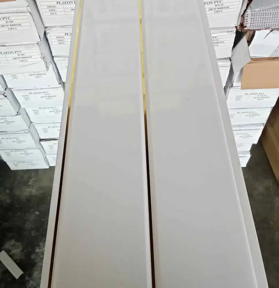PLAFON PVC MENERIMA ANTAR BAHAN & TERPASANG