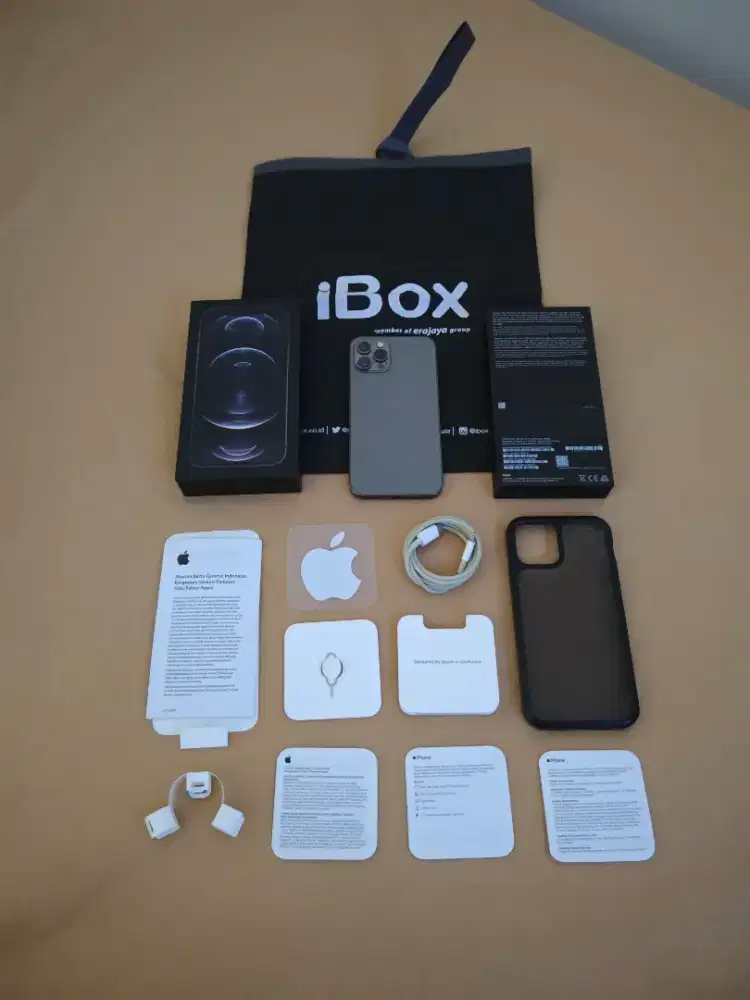 Iphone 12 Pro 128gb IBOX Resmi Fullset lengkap original mulus
