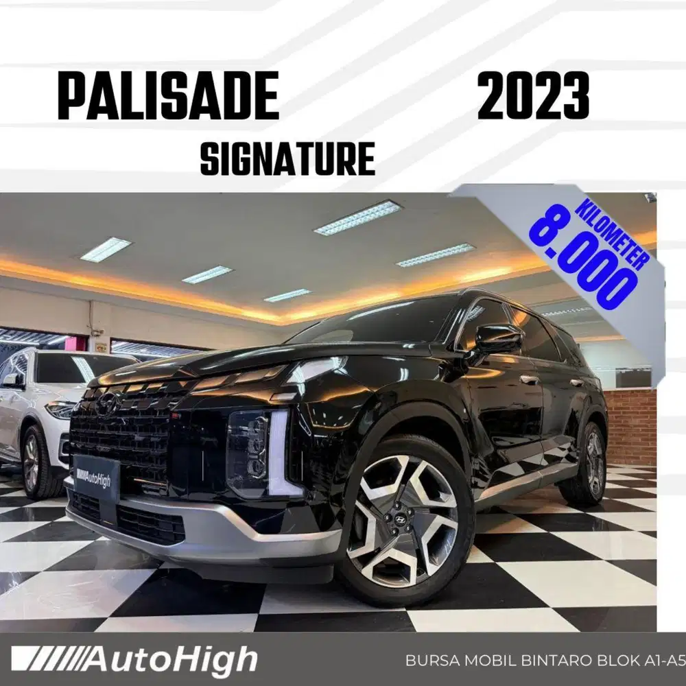 DP10% [Km8.000] Palisade Signature 2024 Black / XRT Reg 2025 #AUTOHIGH