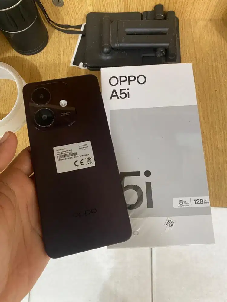 Oppo A5i 4/128 fuslet ori mulus cuma buka kotak aja belum dipakai