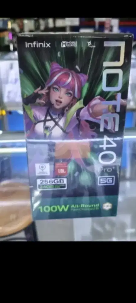 Infinix note 40 pro plus 5G ram 12gb layar lengkung + wireless charger