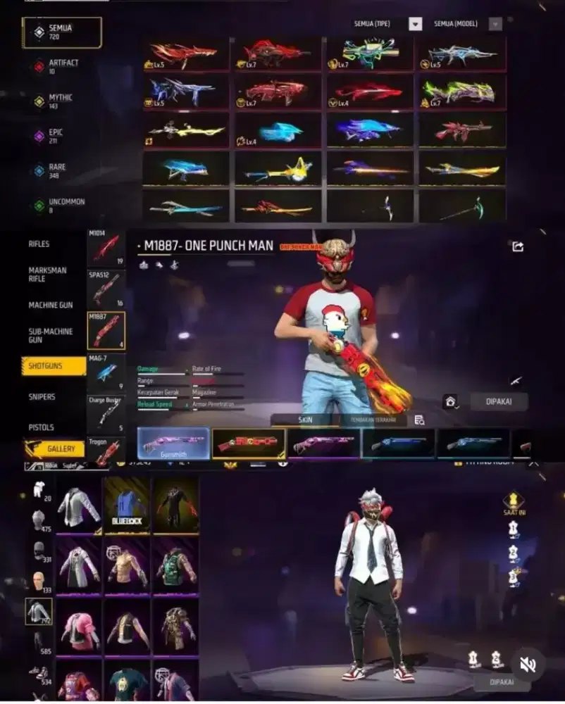 Jual akun ff sultan terlaris