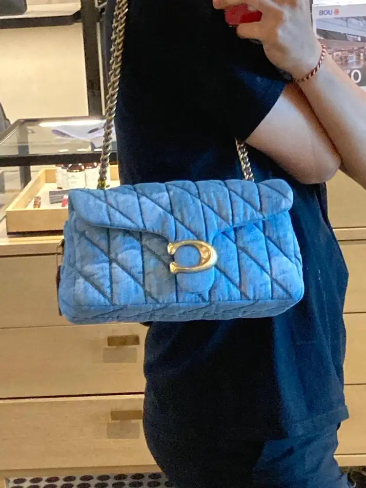 Coach Tabby Quilted 26 Denim – Original, Elegan